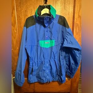 Vtg 90s Columbia Colorblock Pullover Jacket Mens SM Ski Snowboard Vaporwave 80s